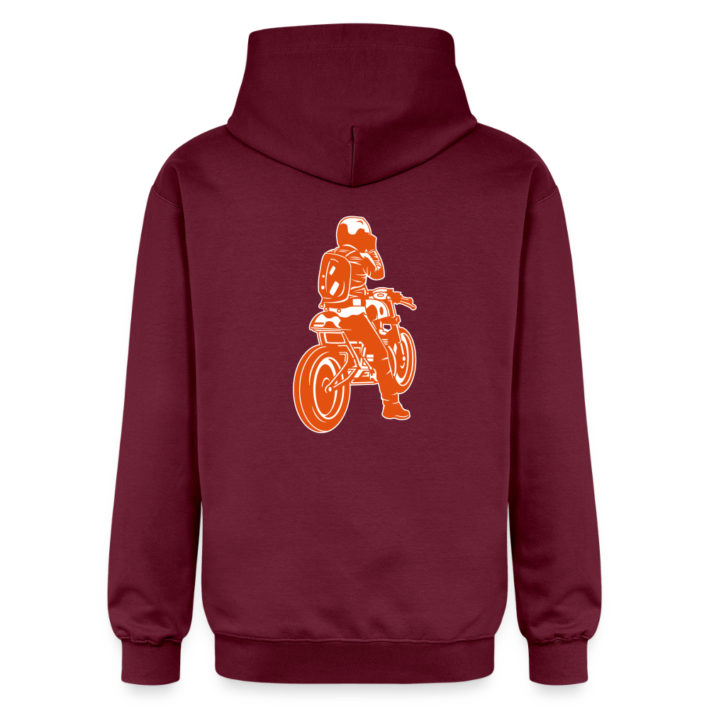 Gildan Unisex Softstyle® Midweight Hoodie Benzin im Blut - Maroon