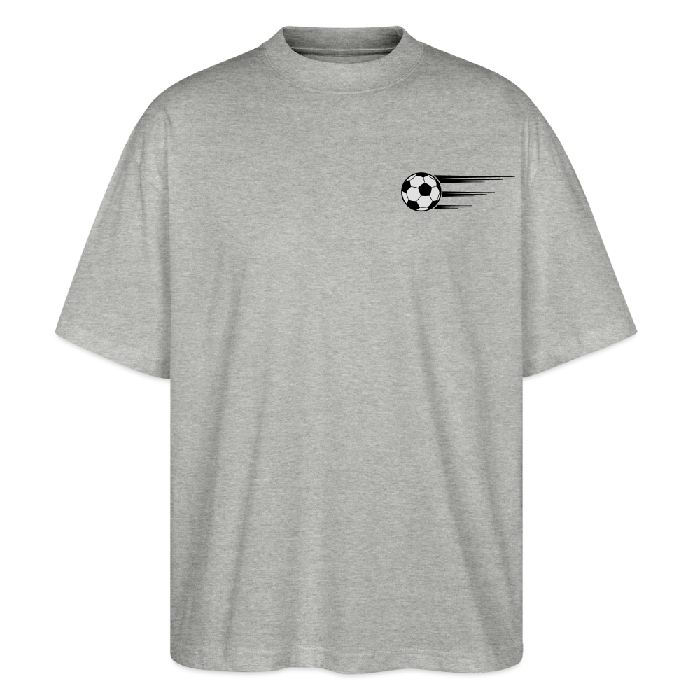 Stanley/Stella Oversized Unisex Bio T-Shirt Blaster Fussballfan - Grau meliert