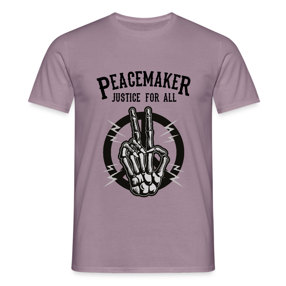 Männer T-Shirt Peacemaker - Lilagrau