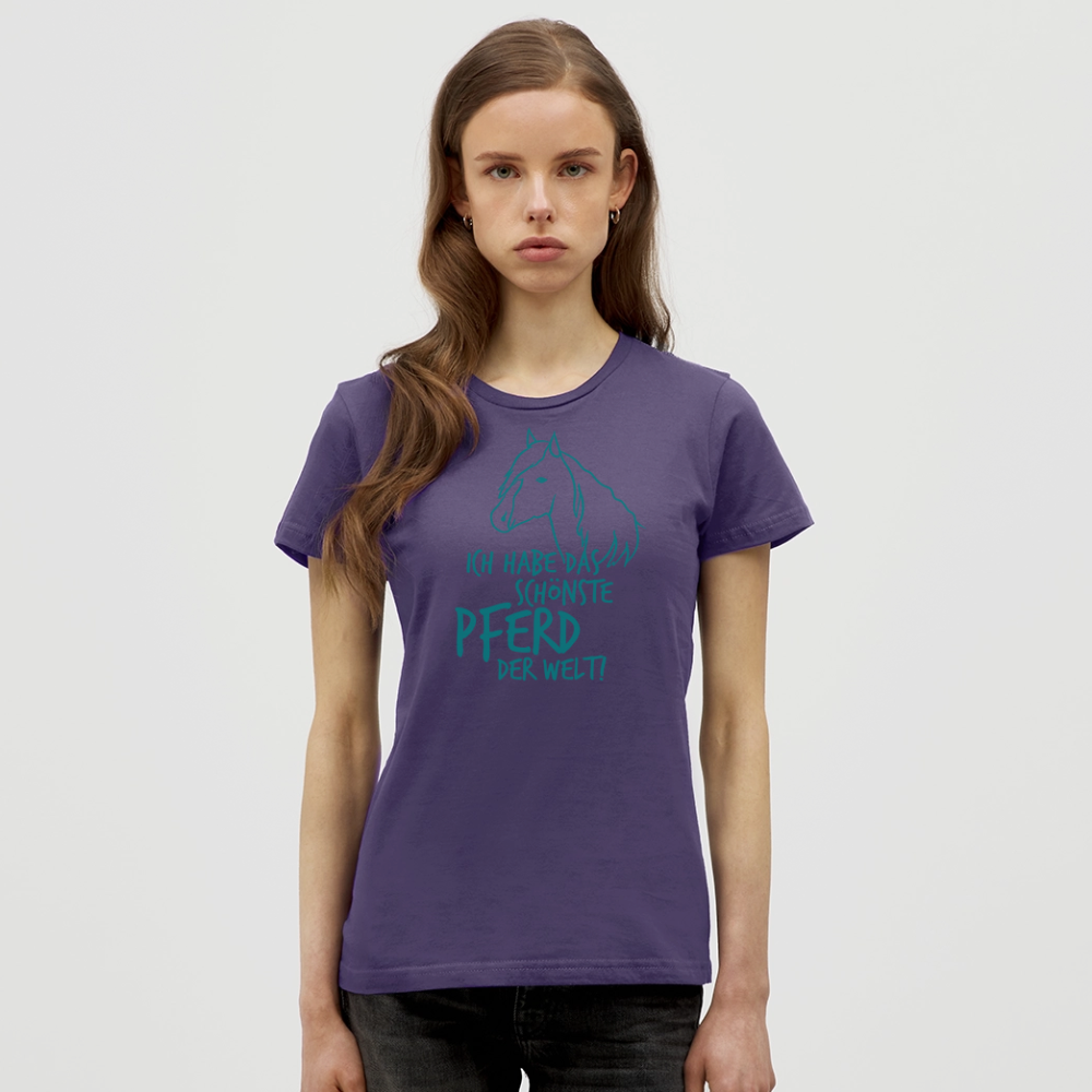 Frauen T-Shirt - Dunkellila