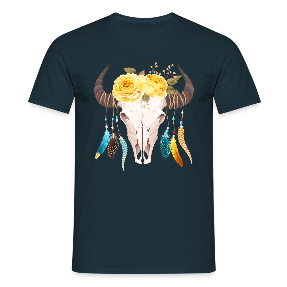 Männer T-Shirt Boho - Navy