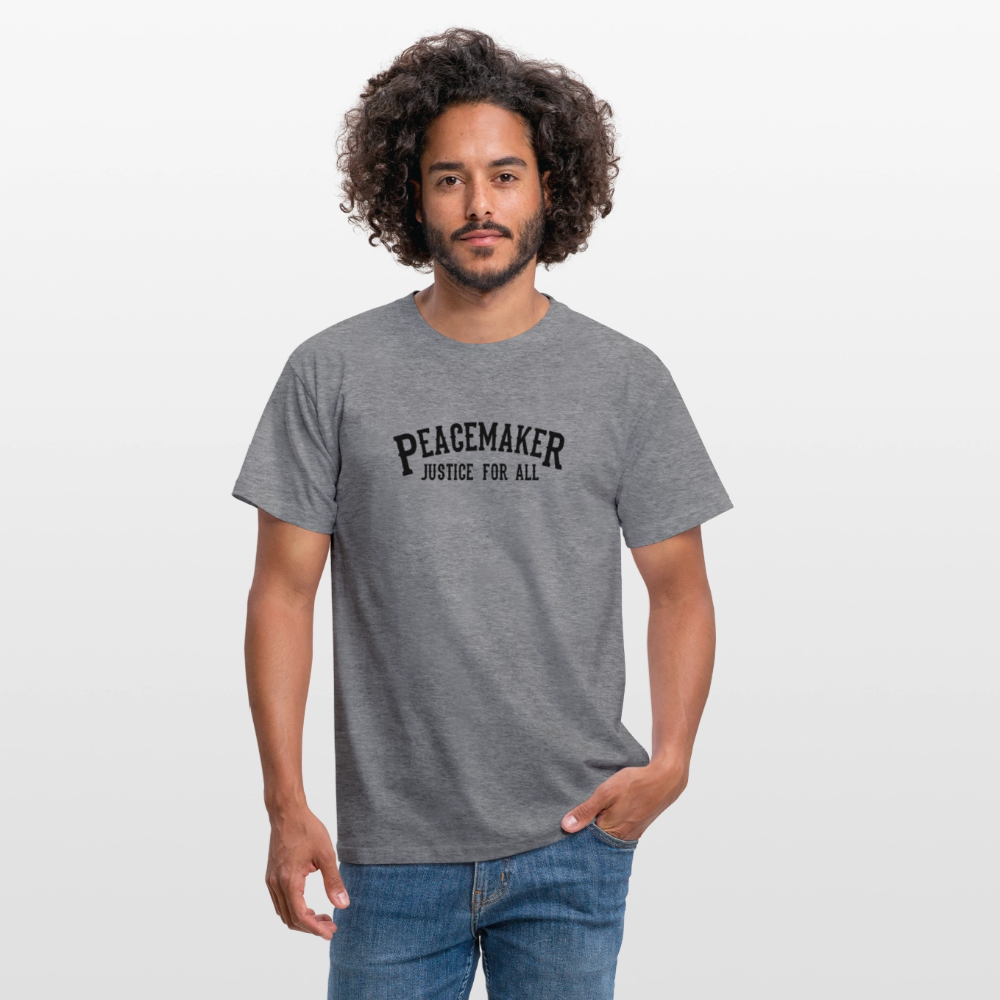 Männer T-Shirt Peacemaker - Graphit meliert