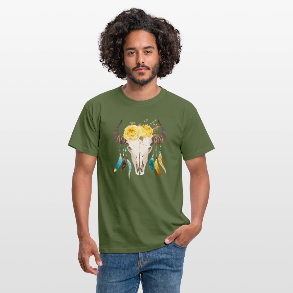 Männer T-Shirt Boho - Militärgrün
