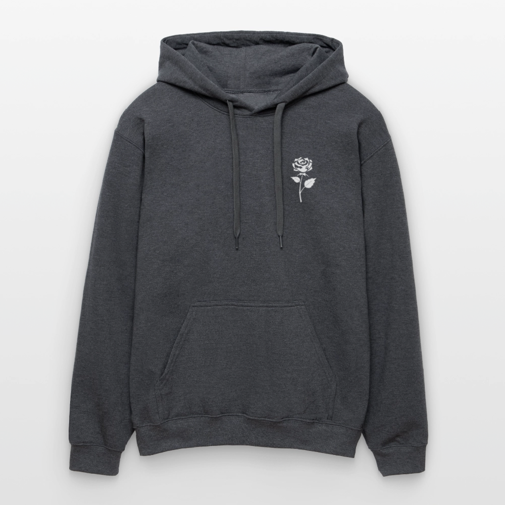 Gildan Unisex Softstyle® Midweight Hoodie Rose - Dunkelgrau meliert