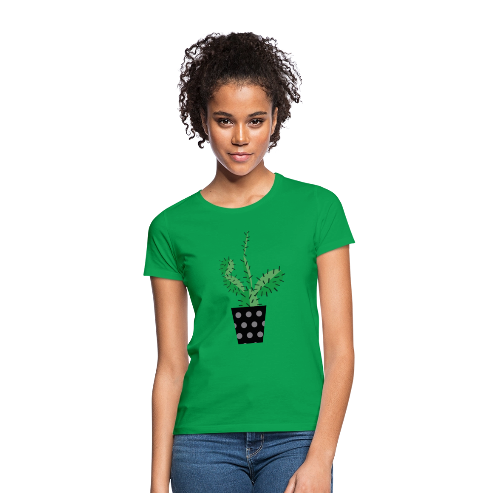Frauen T-Shirt Kaktus - Kelly Green