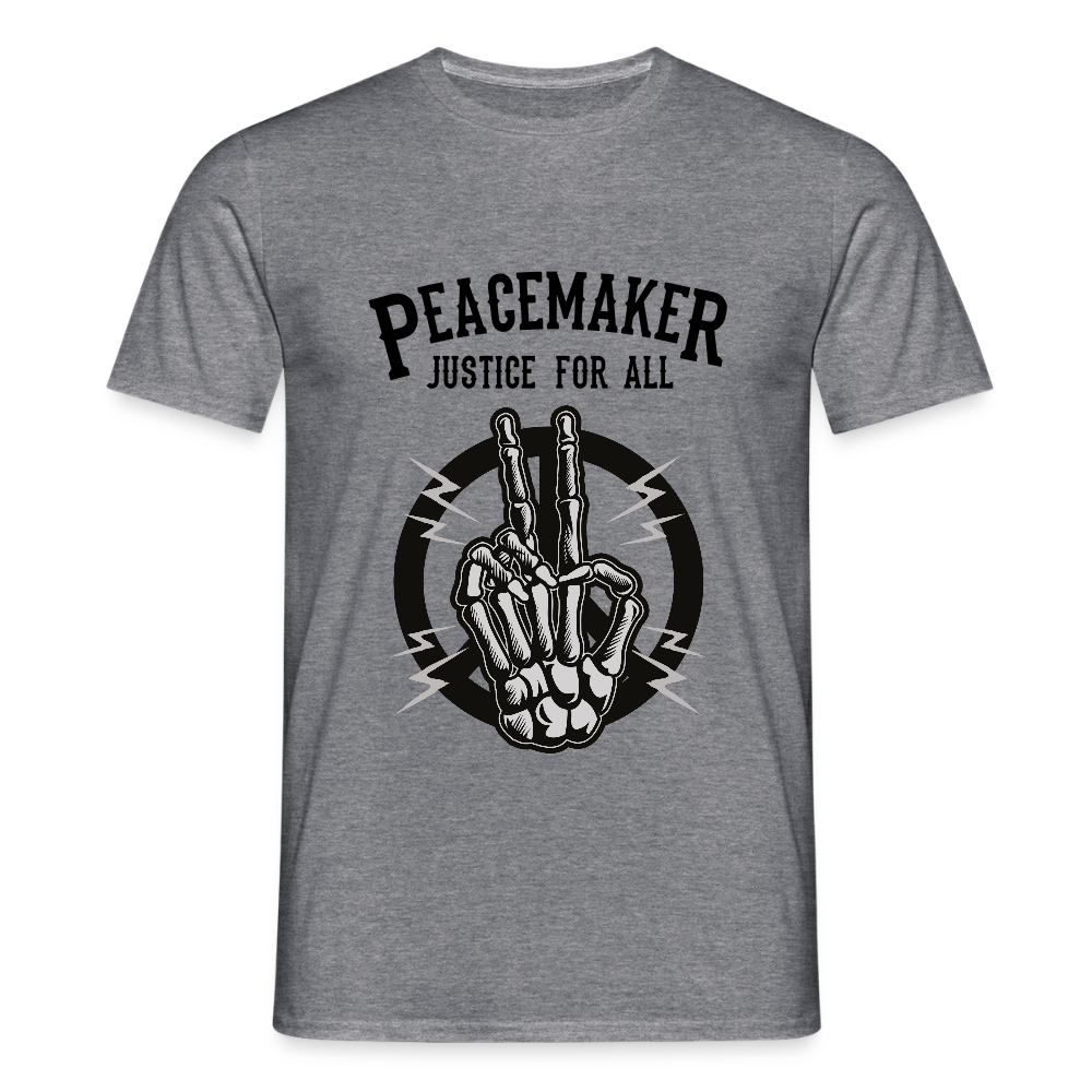 Männer T-Shirt Peacemaker - Graphit meliert