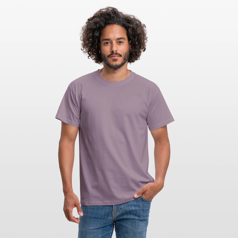 Männer T-Shirt Mein Computer - Lilagrau 
