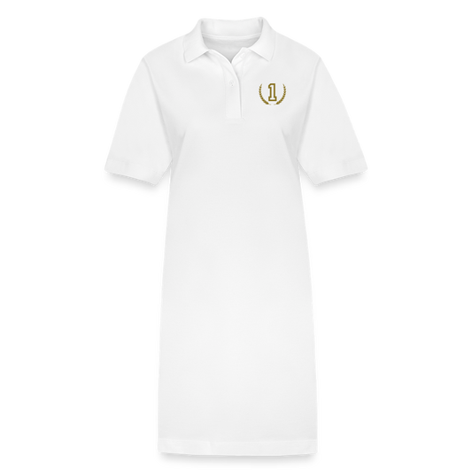 Stanley/Stella Frauen Bio-Polokleid PAIGER No 1 - Weiß
