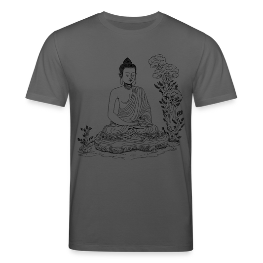 Unisex Bio-T-Shirt CREATOR Buddha Scene - Anthrazit