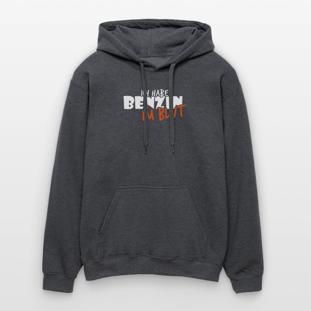 Gildan Unisex Softstyle® Midweight Hoodie Benzin im Blut - Dunkelgrau meliert