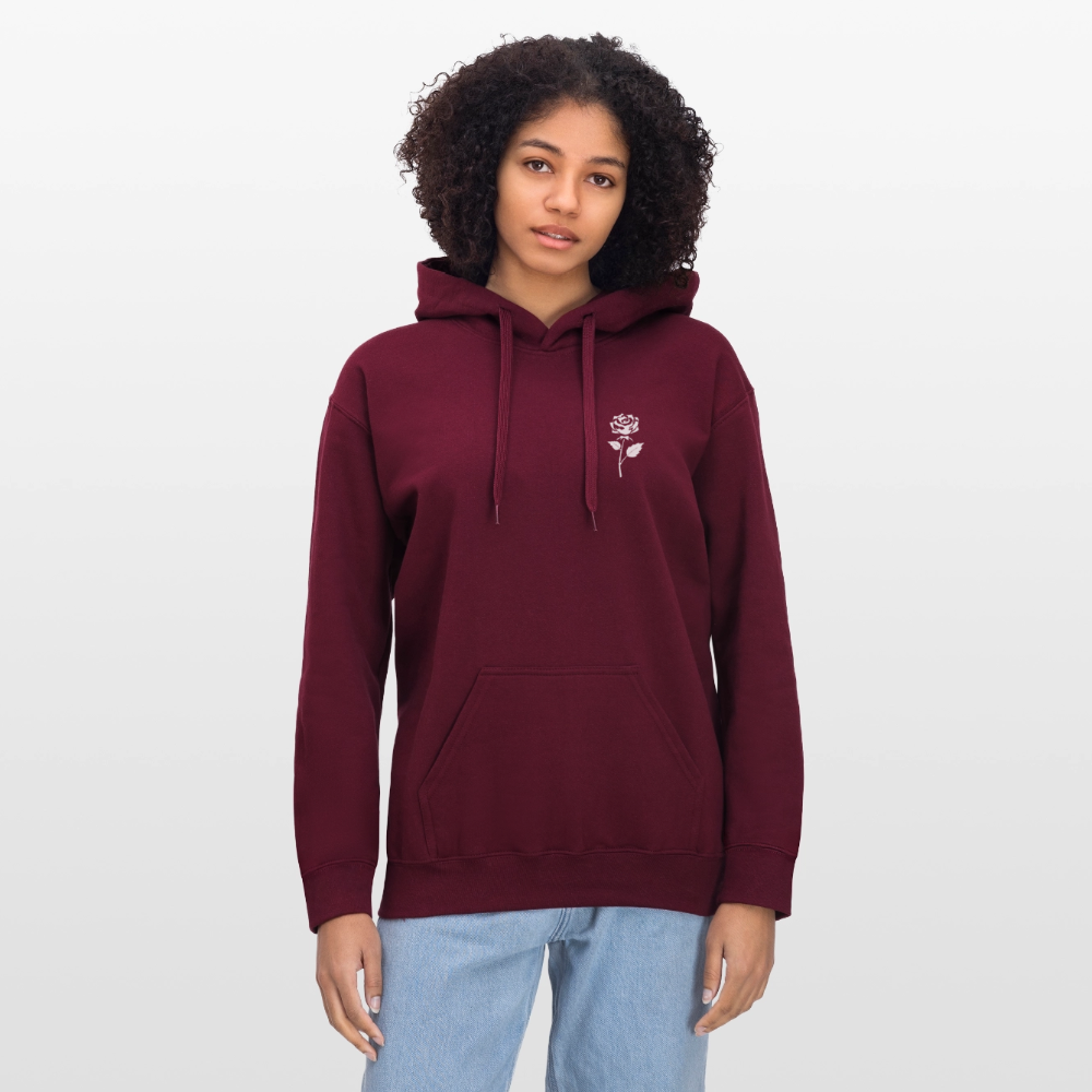 Gildan Unisex Softstyle® Midweight Hoodie Rose - Maroon