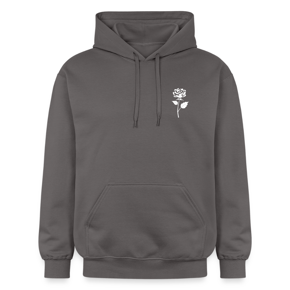 Gildan Unisex Softstyle® Midweight Hoodie Rose - Dunkelgrau