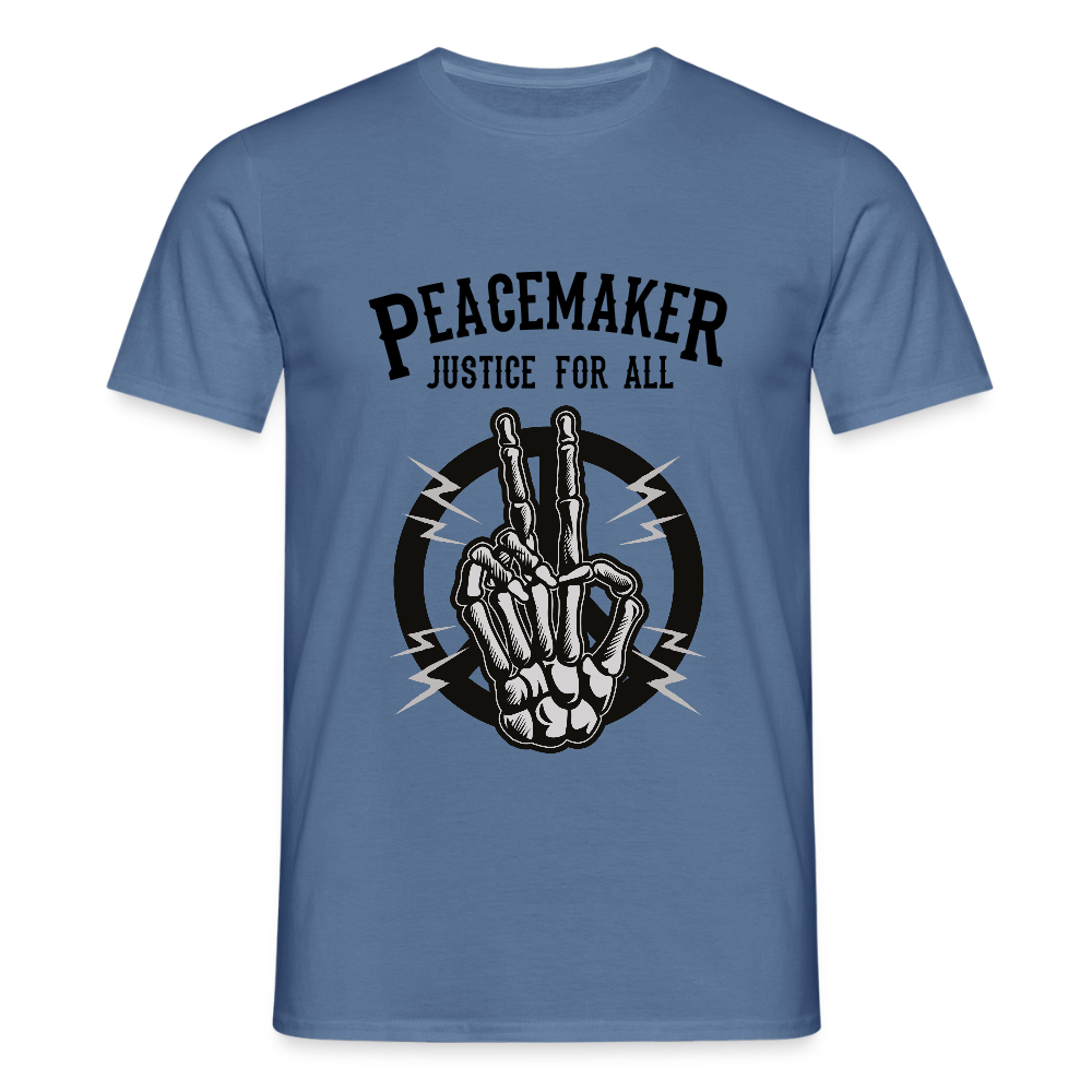 Männer T-Shirt Peacemaker - Taubenblau 