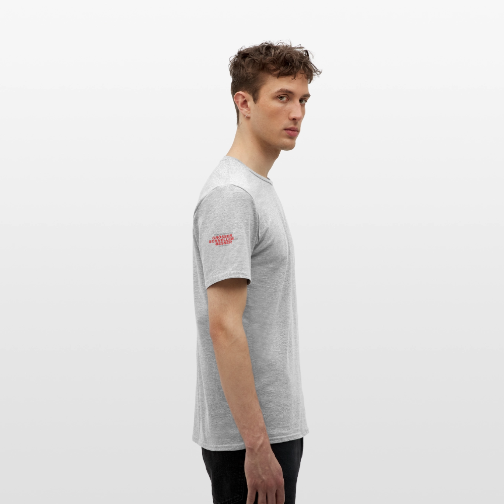 Männer T-Shirt Mein Computer - Grau meliert