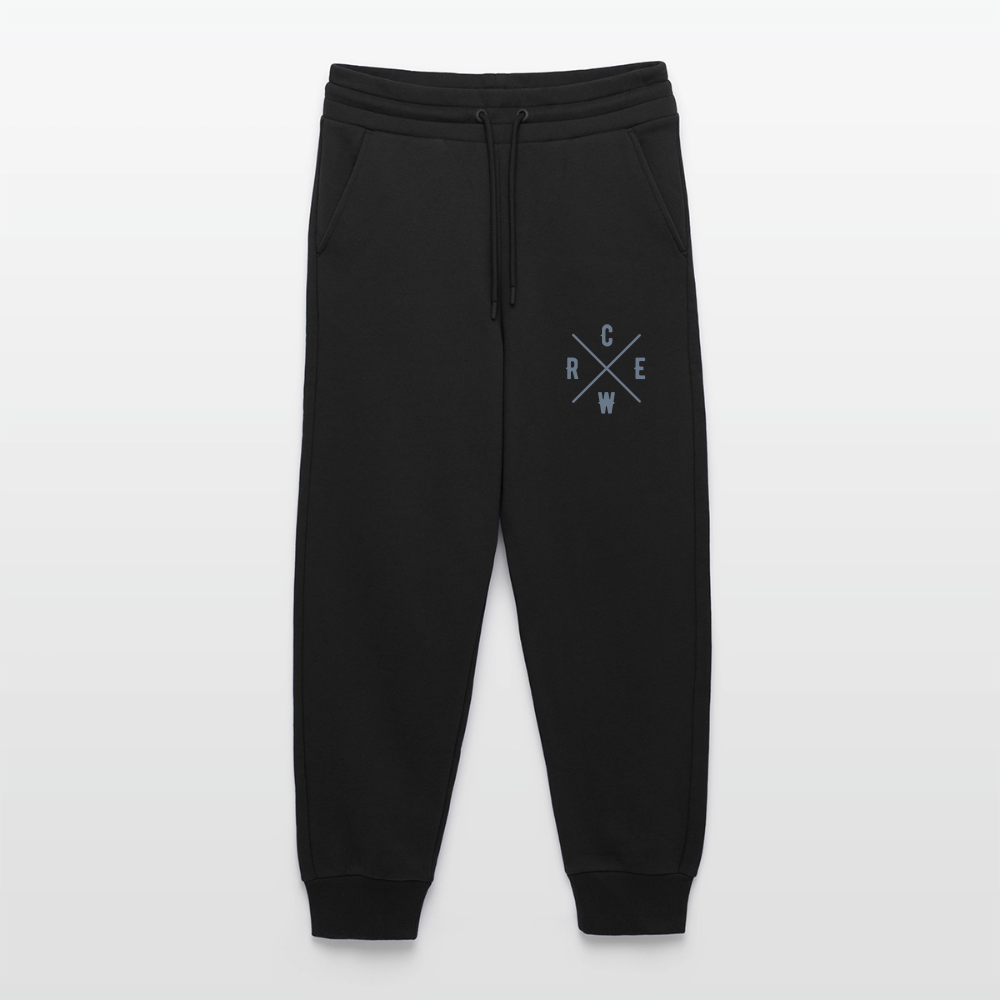 Organic Relaxed Jogginghose Made in EU Crew - SOLID BLACK
