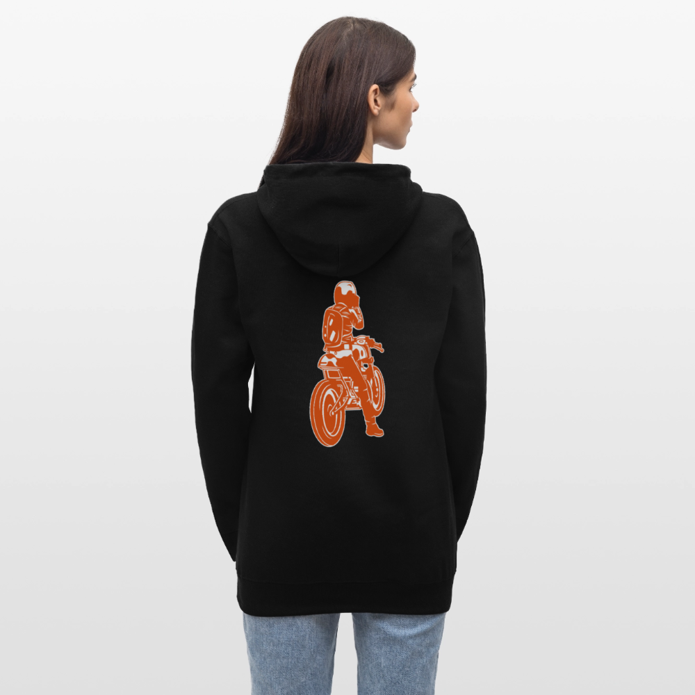 Gildan Unisex Softstyle® Midweight Hoodie Benzin im Blut - Schwarz