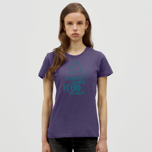 Frauen T-Shirt - Dunkellila
